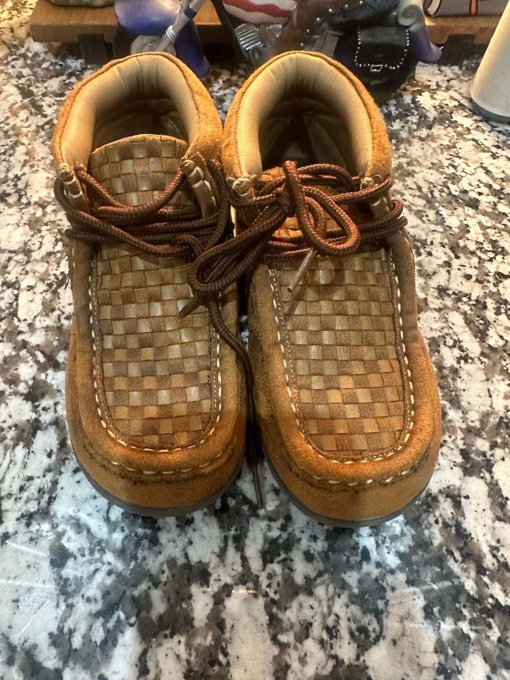 Twister Carson Children's Shoes Brown Weave Size 12